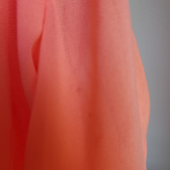 SOLD on XPost Bebe Spring Coral Bell Sleeve Romper - Picture 7 of 7